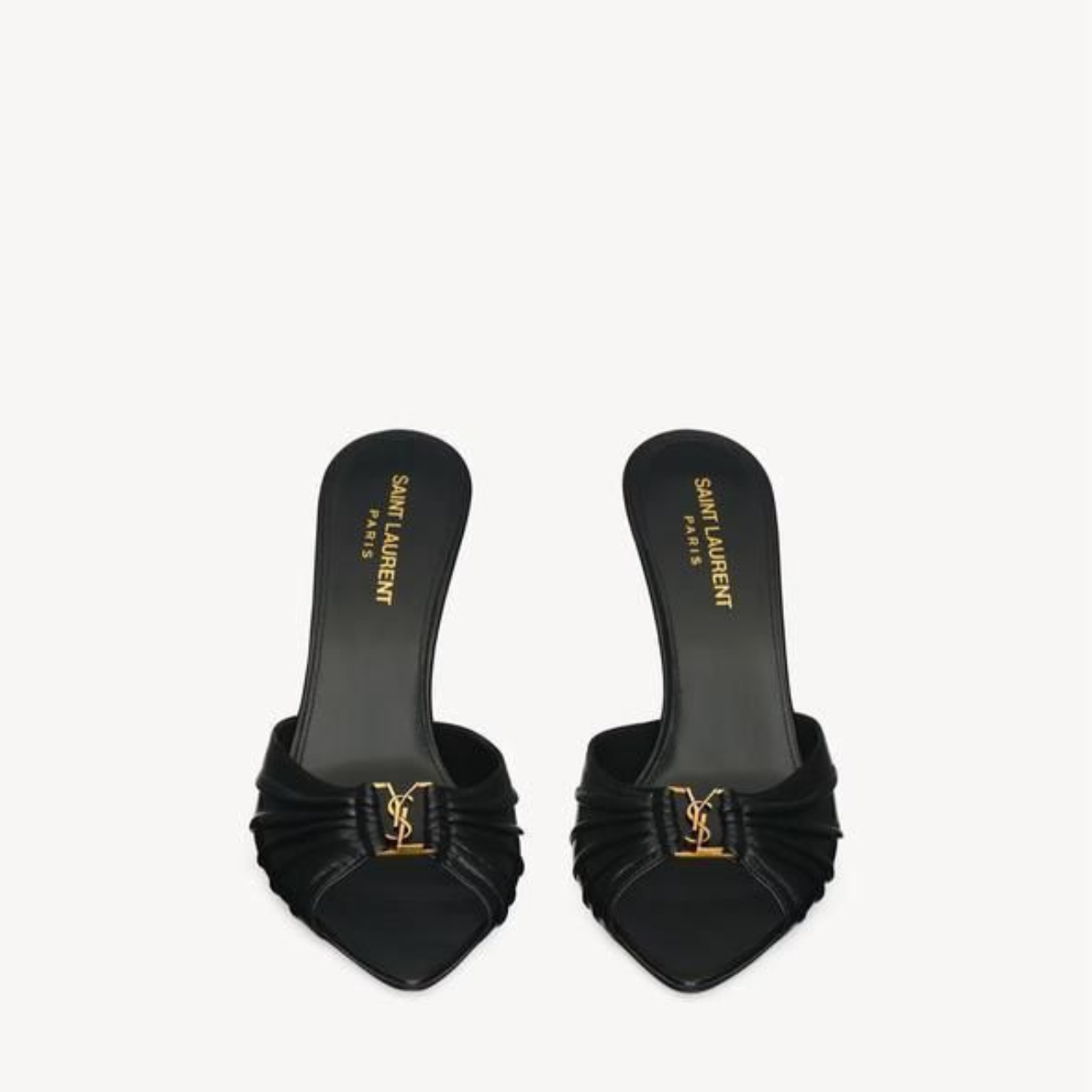 Saint Laurent Tribute Wedge Mule Sandals