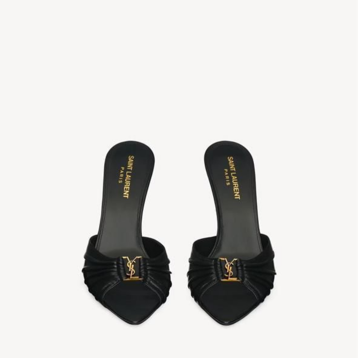 Saint Laurent Tribute Wedge Mule Sandals