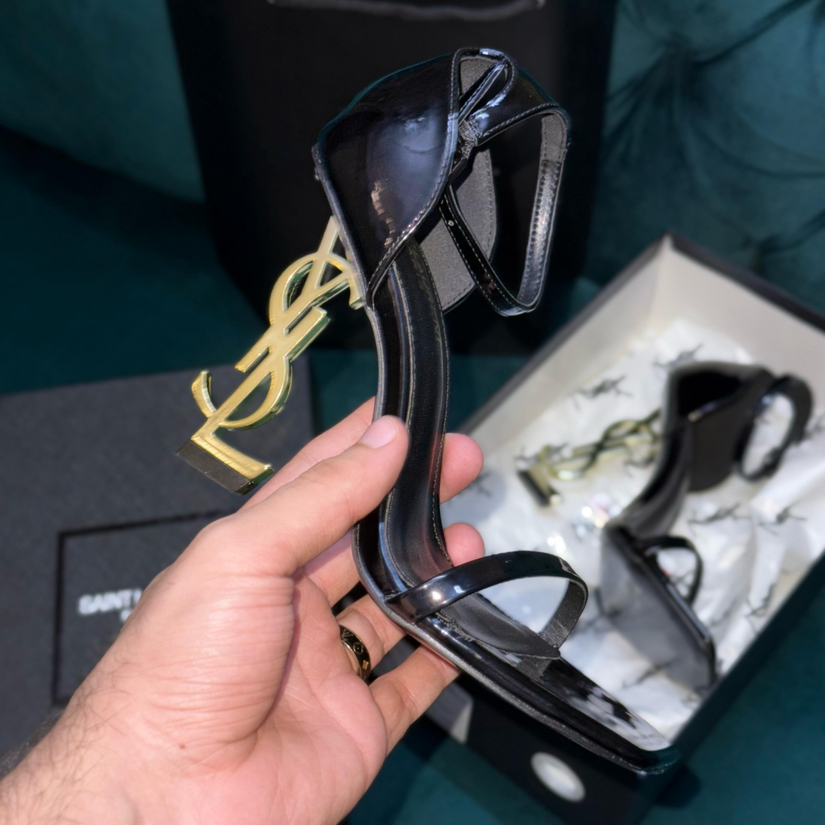 Ysl imported opium heels made in france master copy