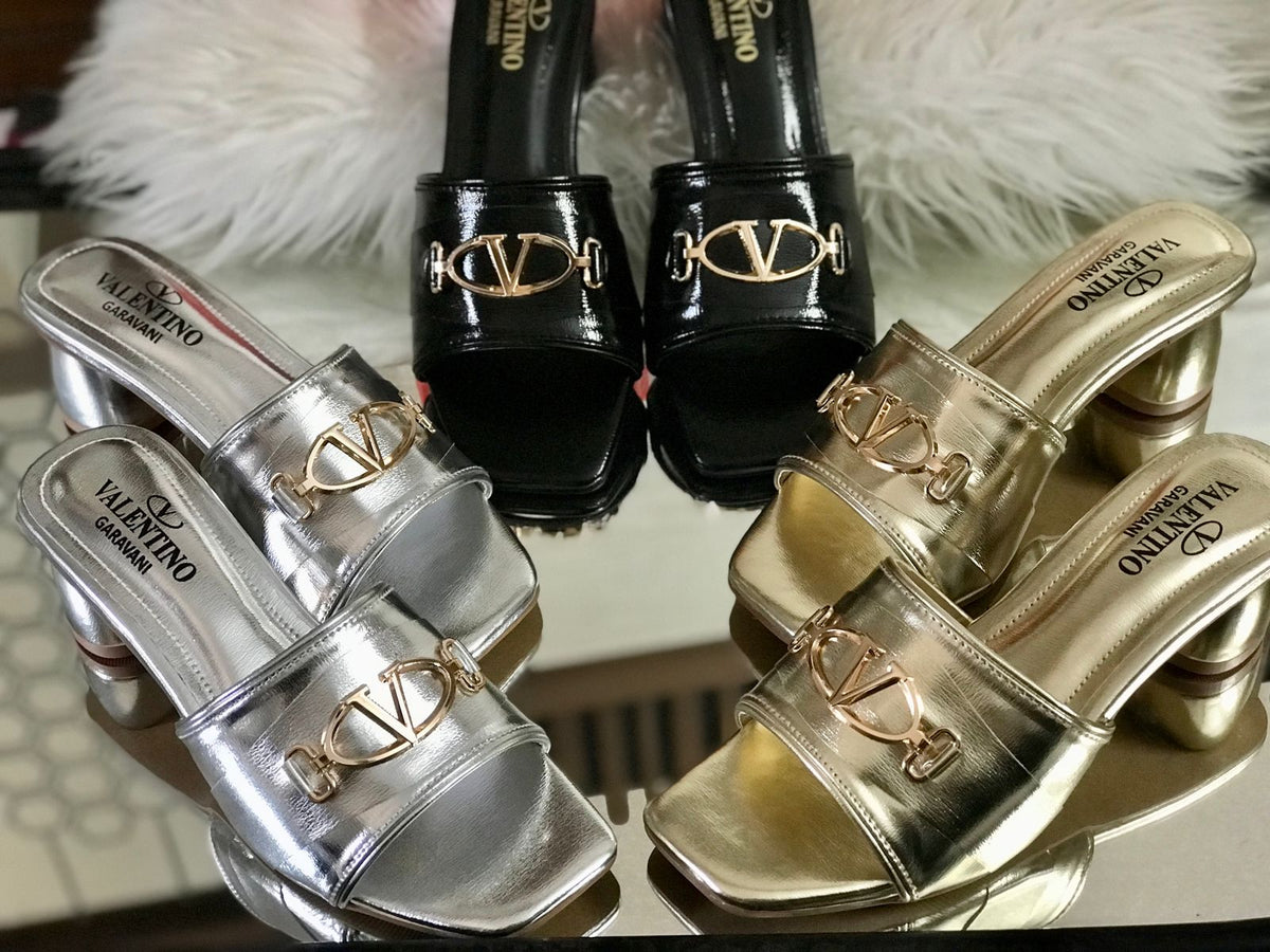 Valentino block heels