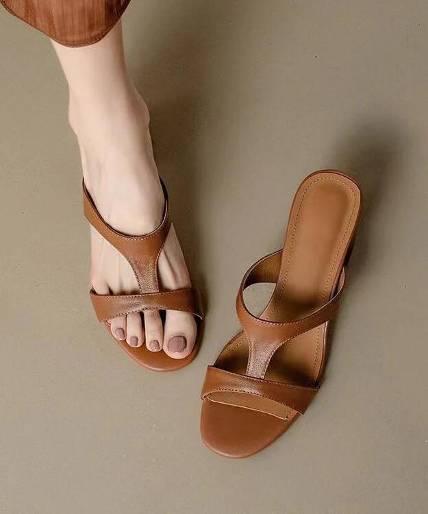 Hermes block heels
