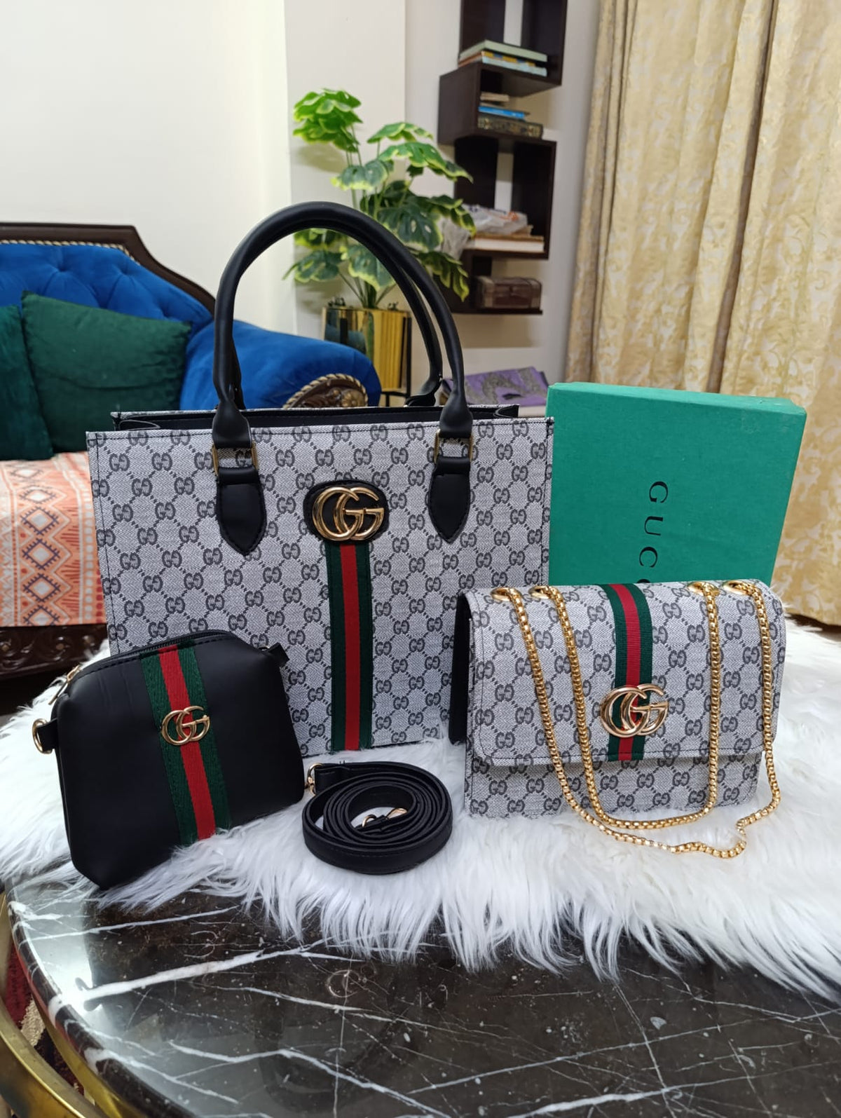 Gucci 3 pc bags