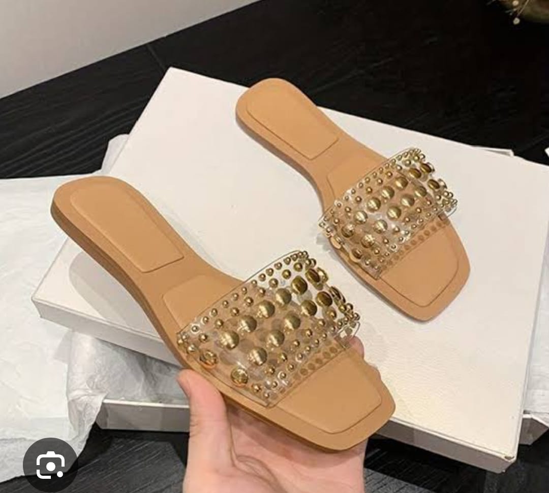 Zara studded slides