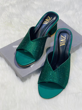 Zara block heels