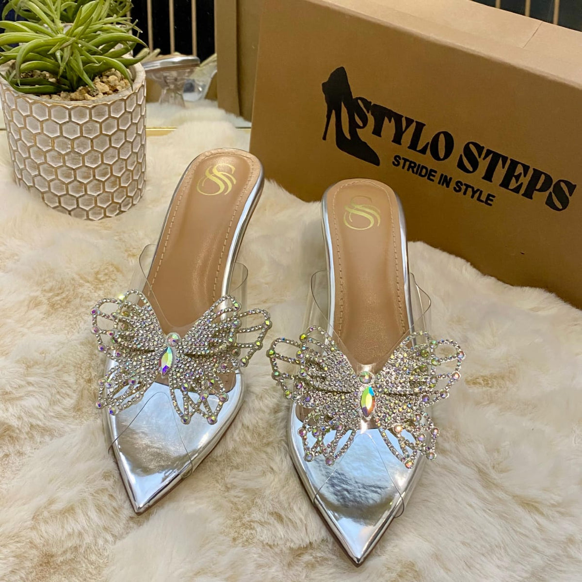 Butterfly heels