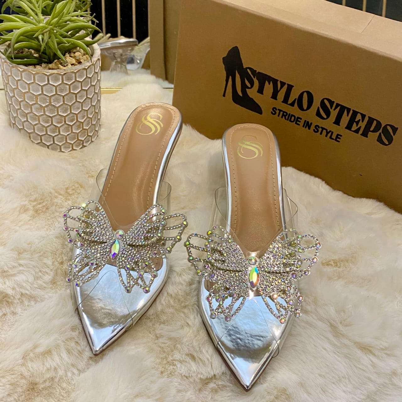 Butterfly heels