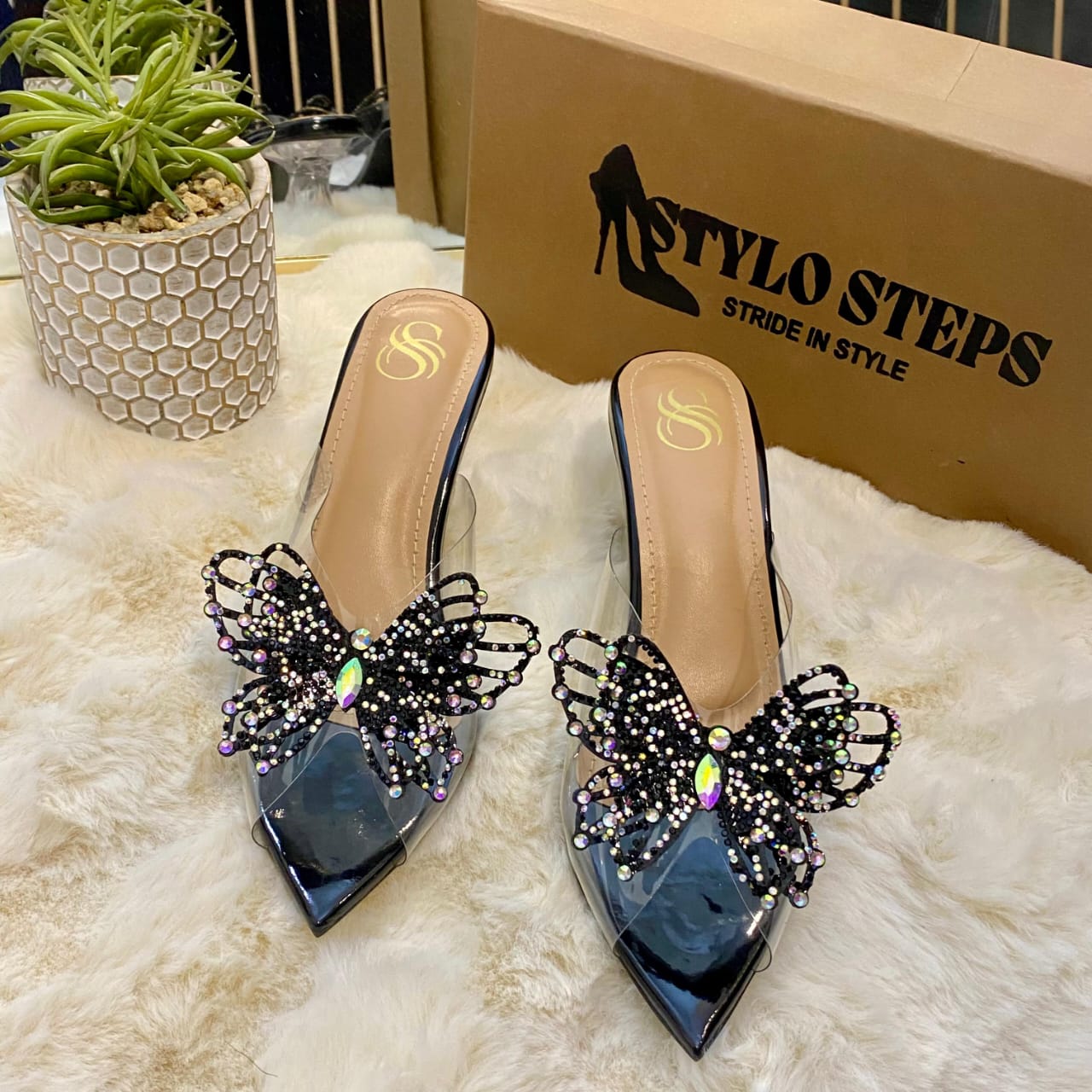 Butterfly heels