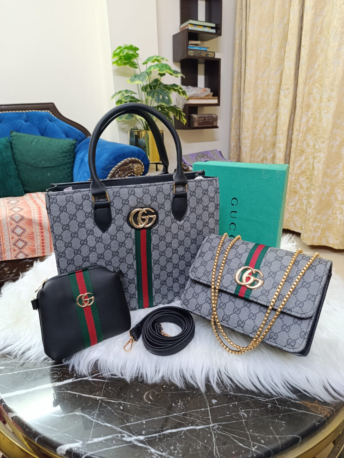 Gucci 3 pc bags