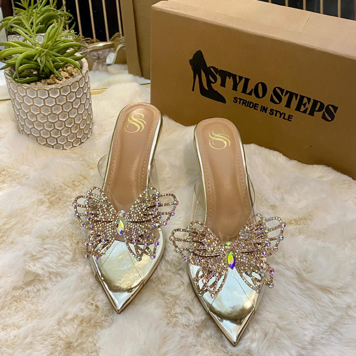 Butterfly heels