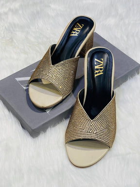 Zara block heels