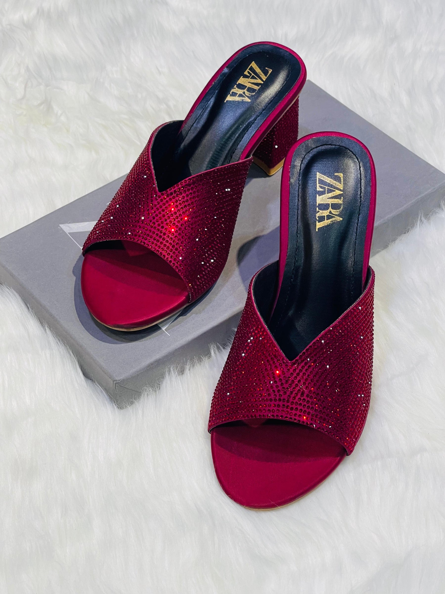 Zara block heels