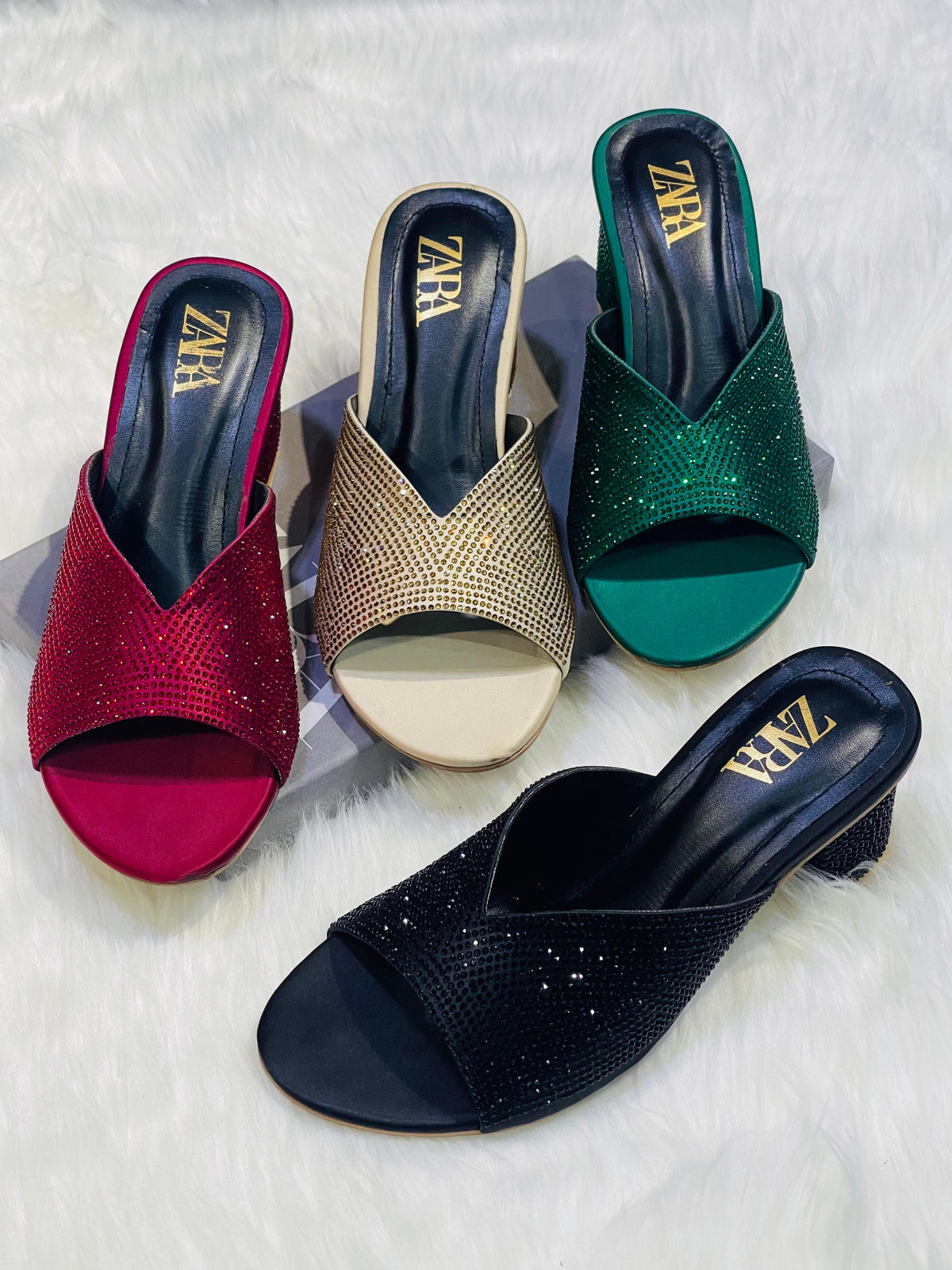 Zara block heels