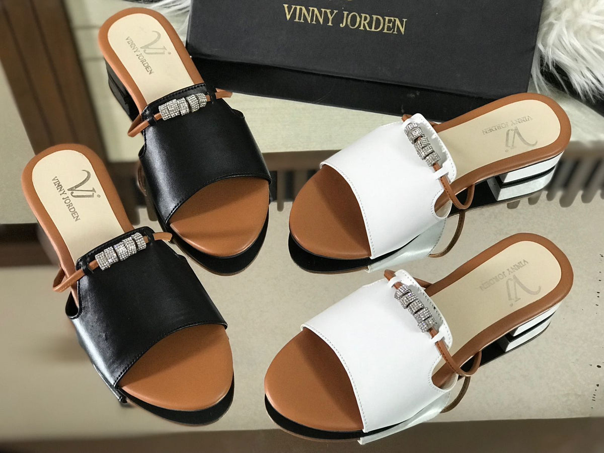 Vinny Jordan block heels