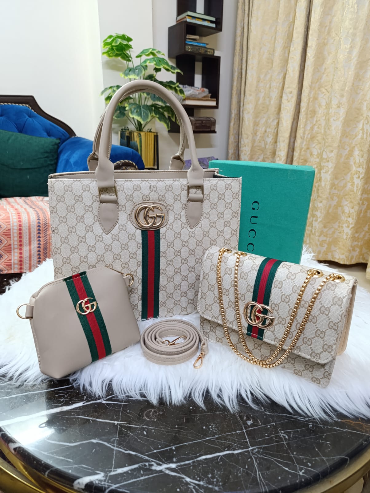 Gucci 3 pc bags